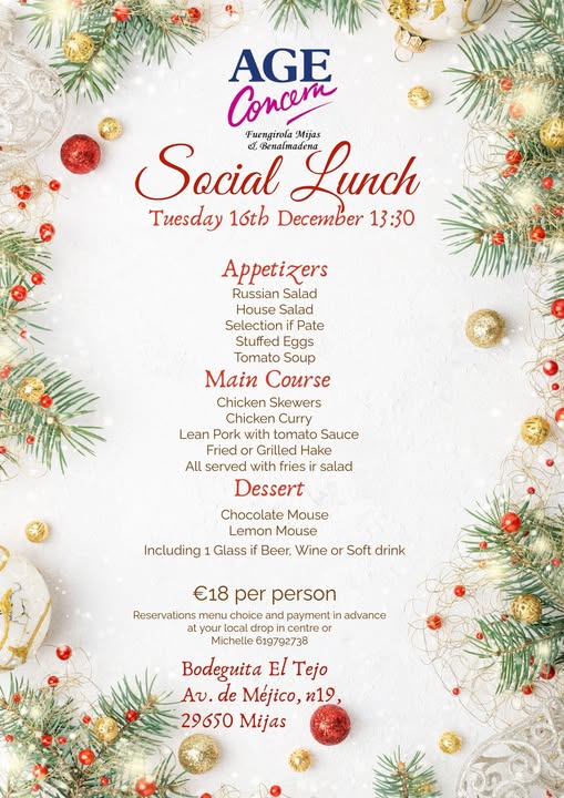 Social Lunch in Mijas Pueblo!