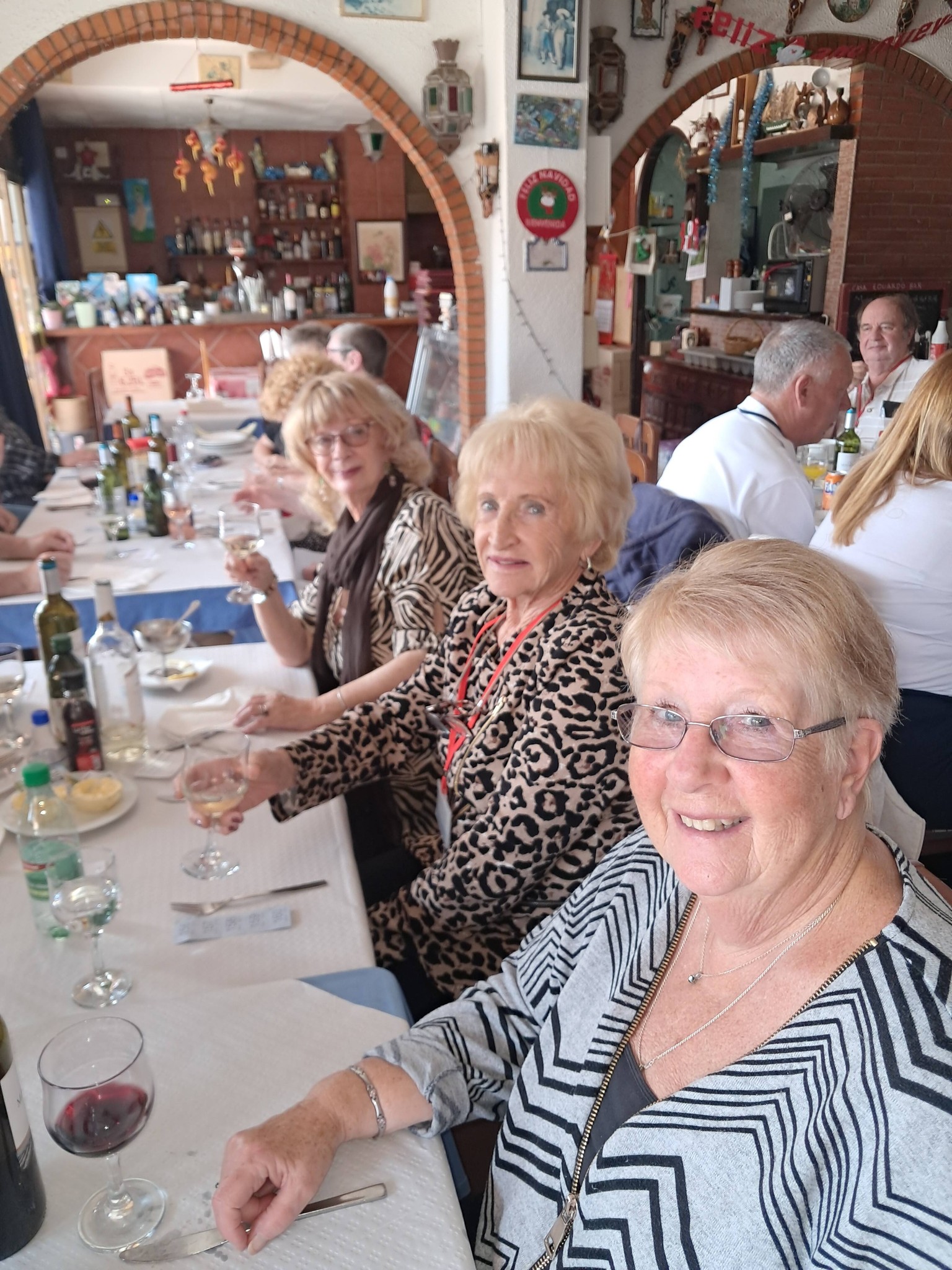 Another wonderful Age Concern monthly lunch in Benalmádena at Eduardos!