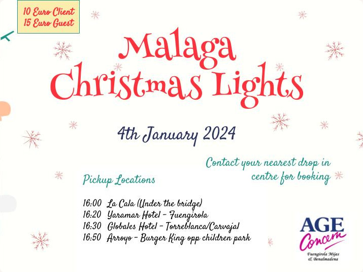 Malaga Christmas Lights 2023
