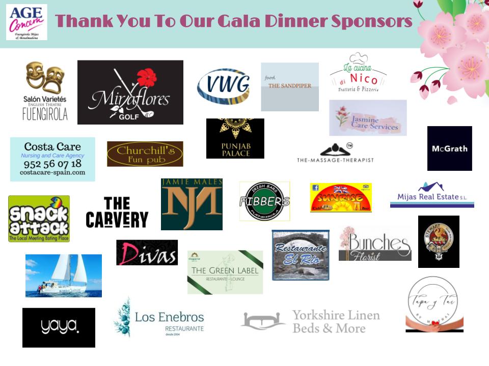 Thank You To Our Gala Dinner Sponsors 2024